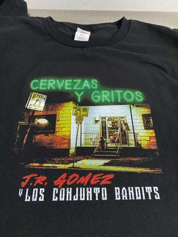 T-shirt - J.R. Gomez y Los Conjunto Bandits Cervezas y Gritos Album cover