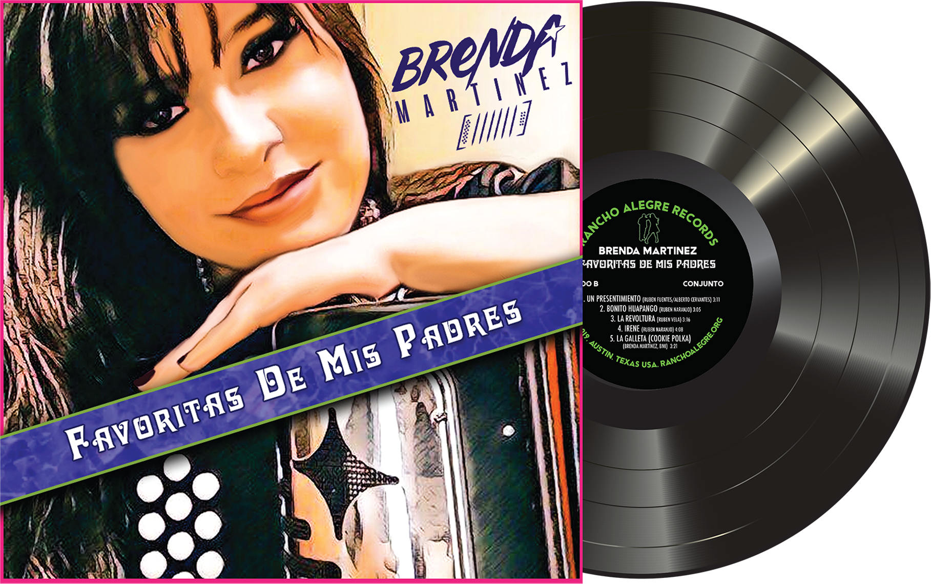 Vinyl LP - Brenda Martinez - Favoritas De Mis Padres