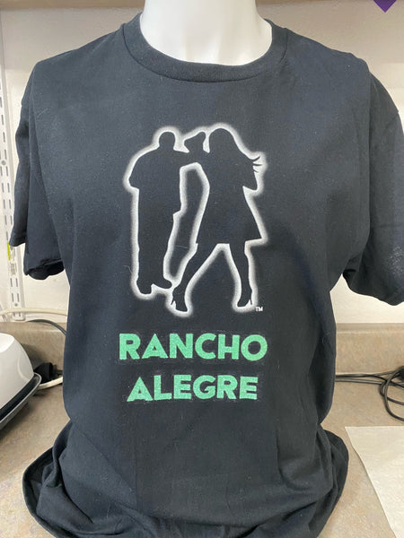 Rancho Alegre Logo and tagline T-shirt